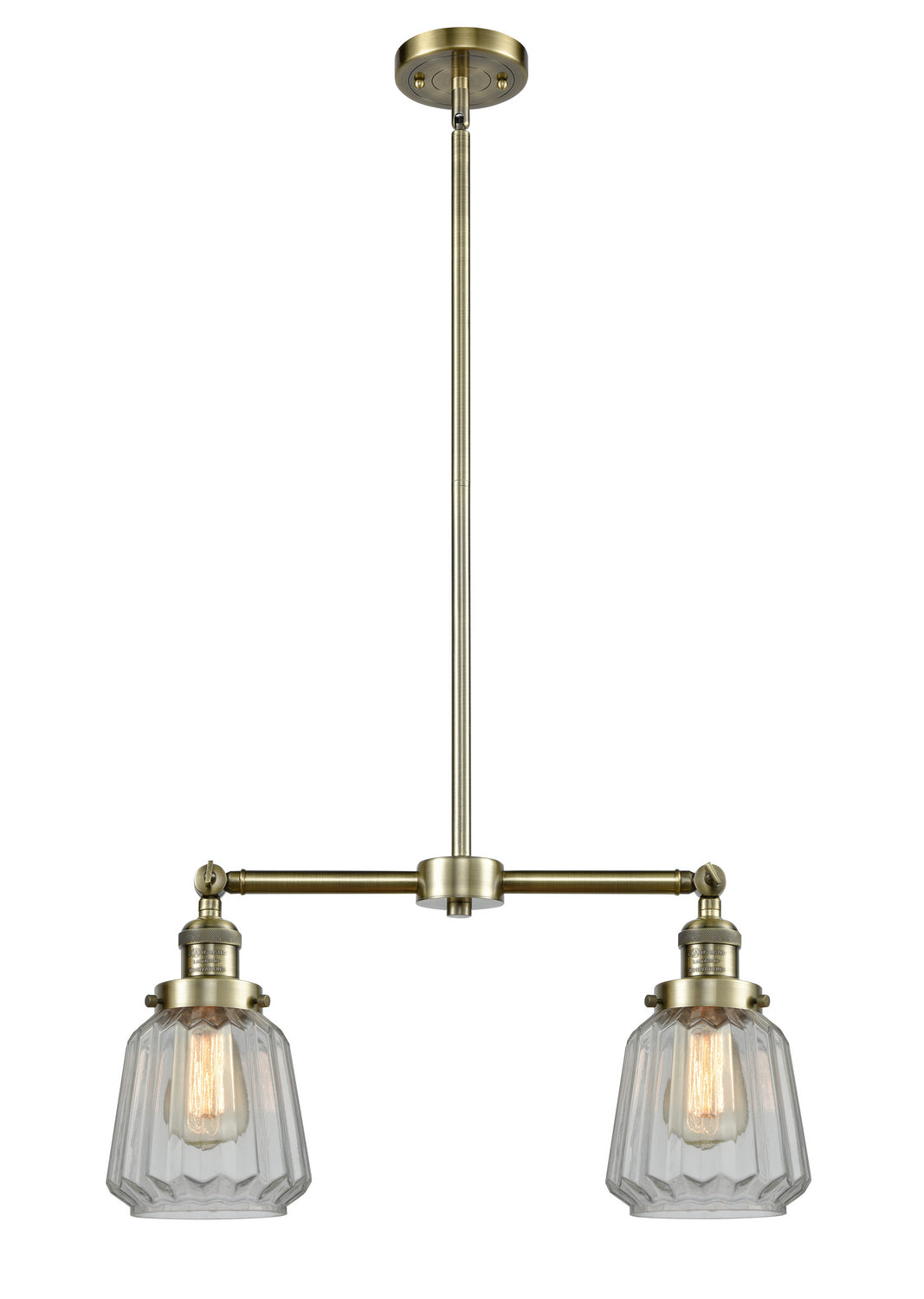 Innovations Franklin Restoration 209-AB-G142-LED Pendant Light - Antique Brass