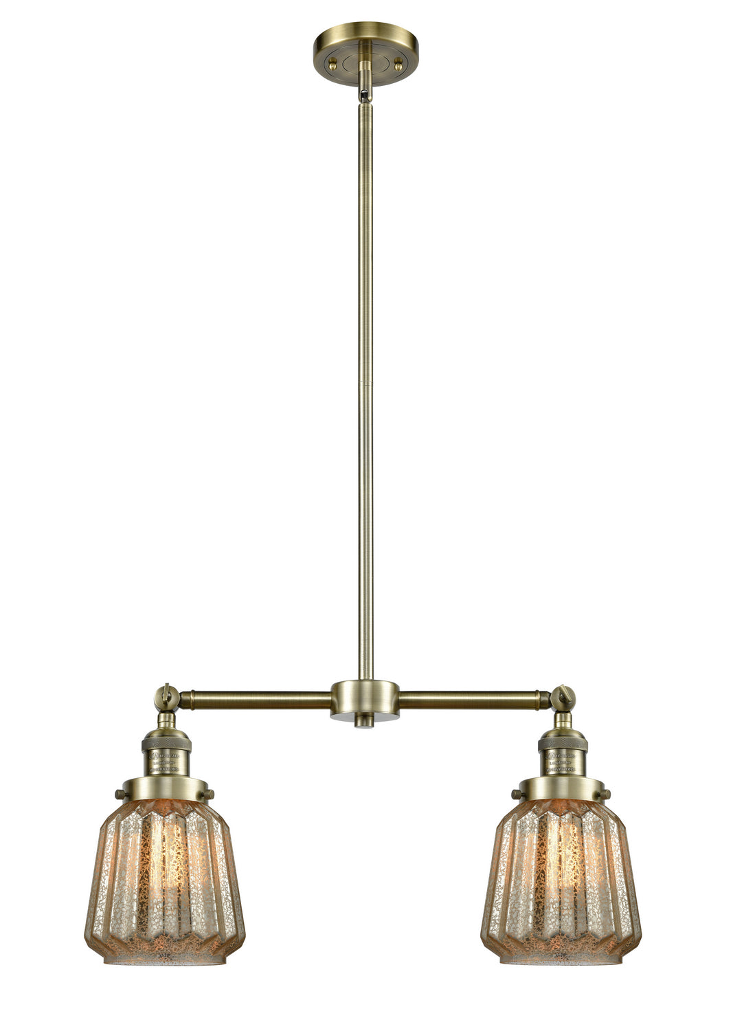 Innovations Franklin Restoration 209-AB-G146-LED Pendant Light - Antique Brass