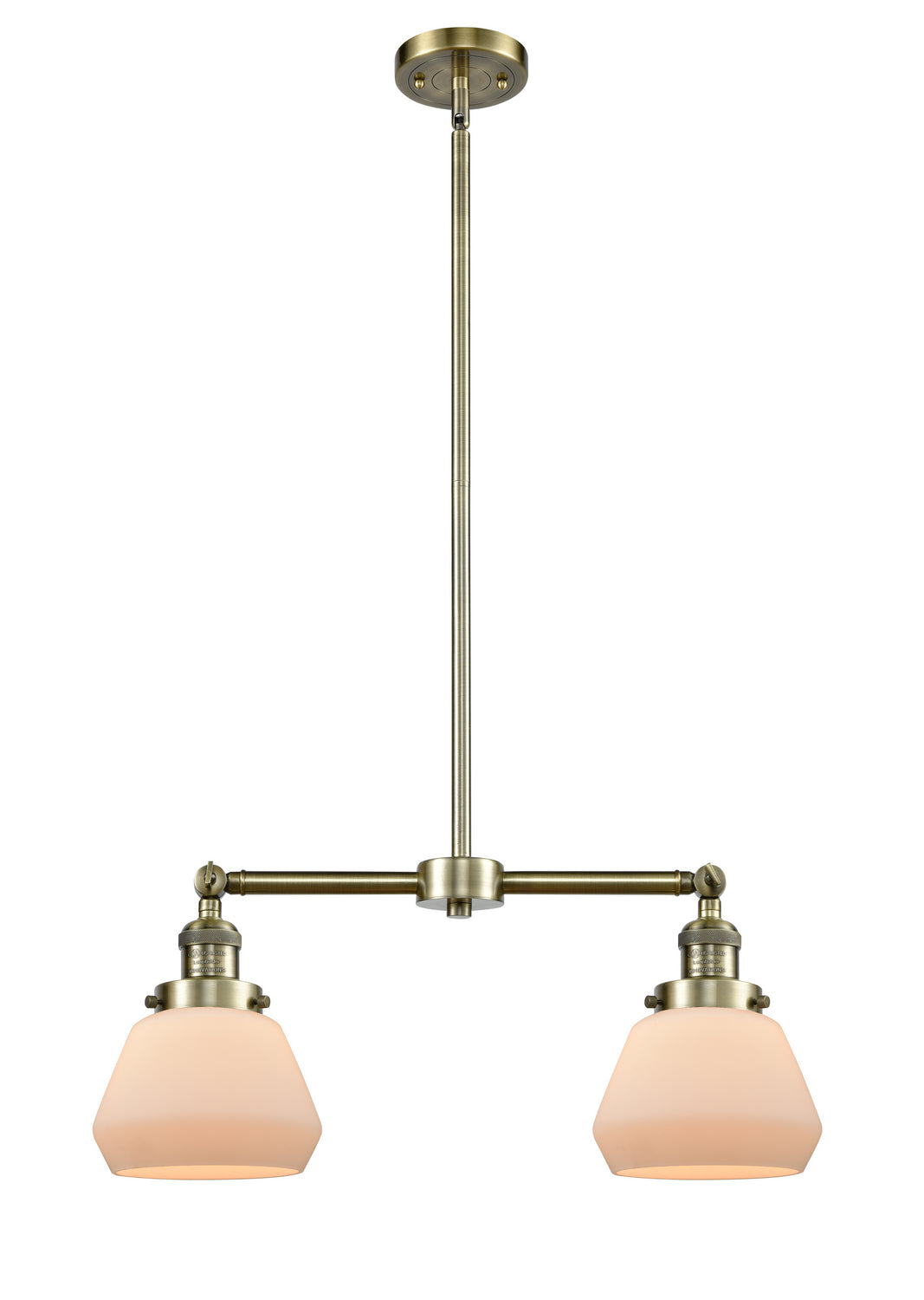 Innovations Franklin Restoration 209-AB-G171-LED Pendant Light - Antique Brass