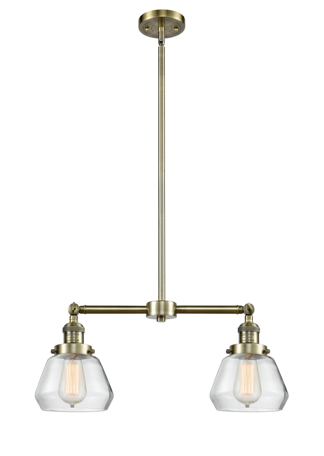 Innovations Franklin Restoration 209-AB-G172-LED Pendant Light - Antique Brass