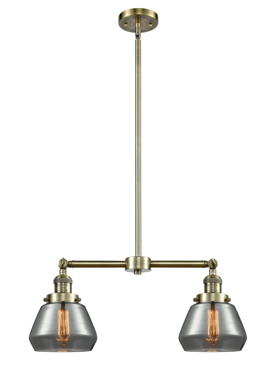 Innovations Franklin Restoration 209-AB-G173 Pendant Light - Antique Brass