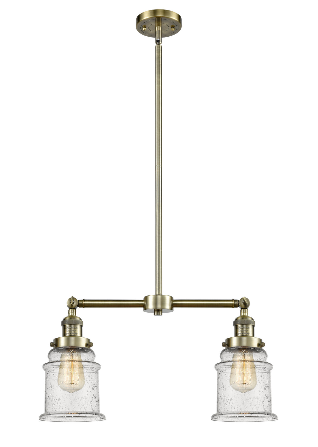 Innovations Franklin Restoration 209-AB-G184-LED Pendant Light - Antique Brass