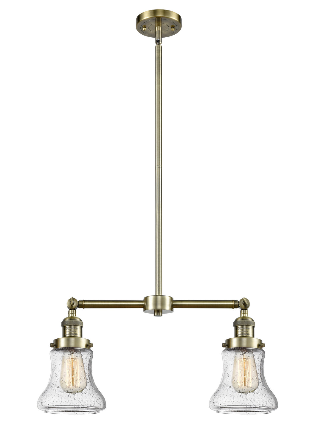 Innovations Franklin Restoration 209-AB-G194-LED Pendant Light - Antique Brass