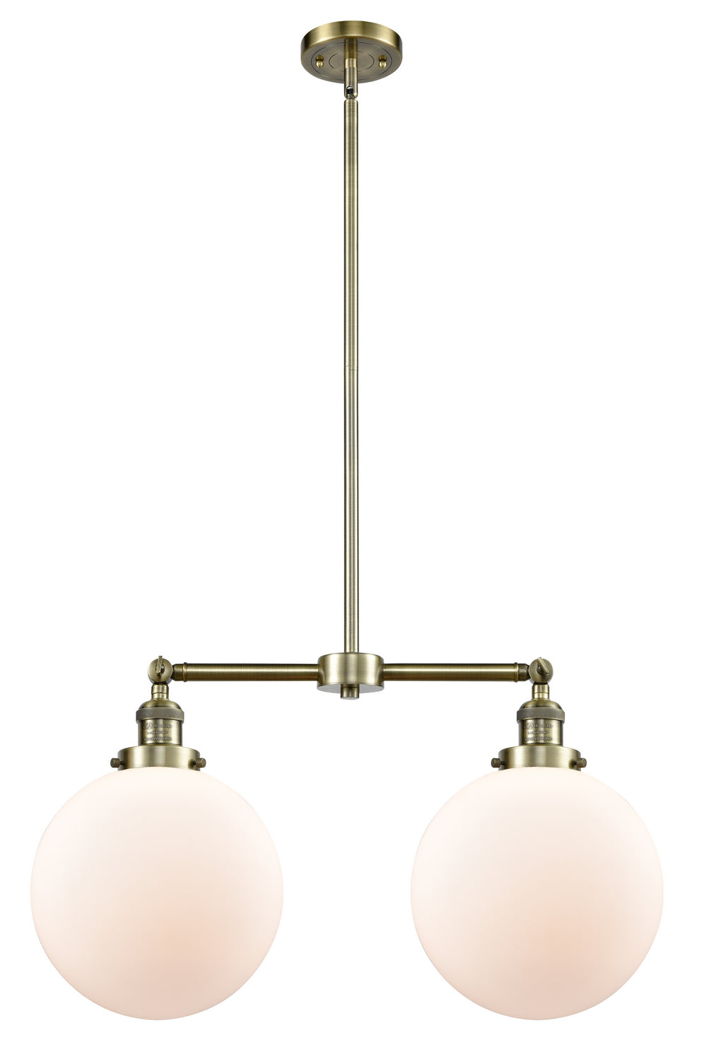 Innovations Franklin Restoration 209-AB-G201-10-LED Pendant Light - Antique Brass