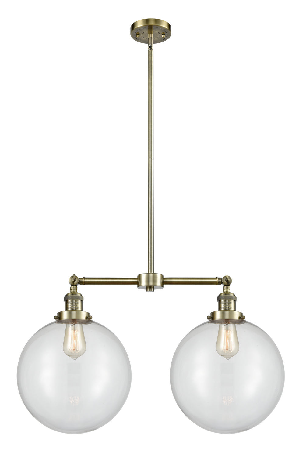 Innovations Franklin Restoration 209-AB-G202-12-LED Pendant Light - Antique Brass