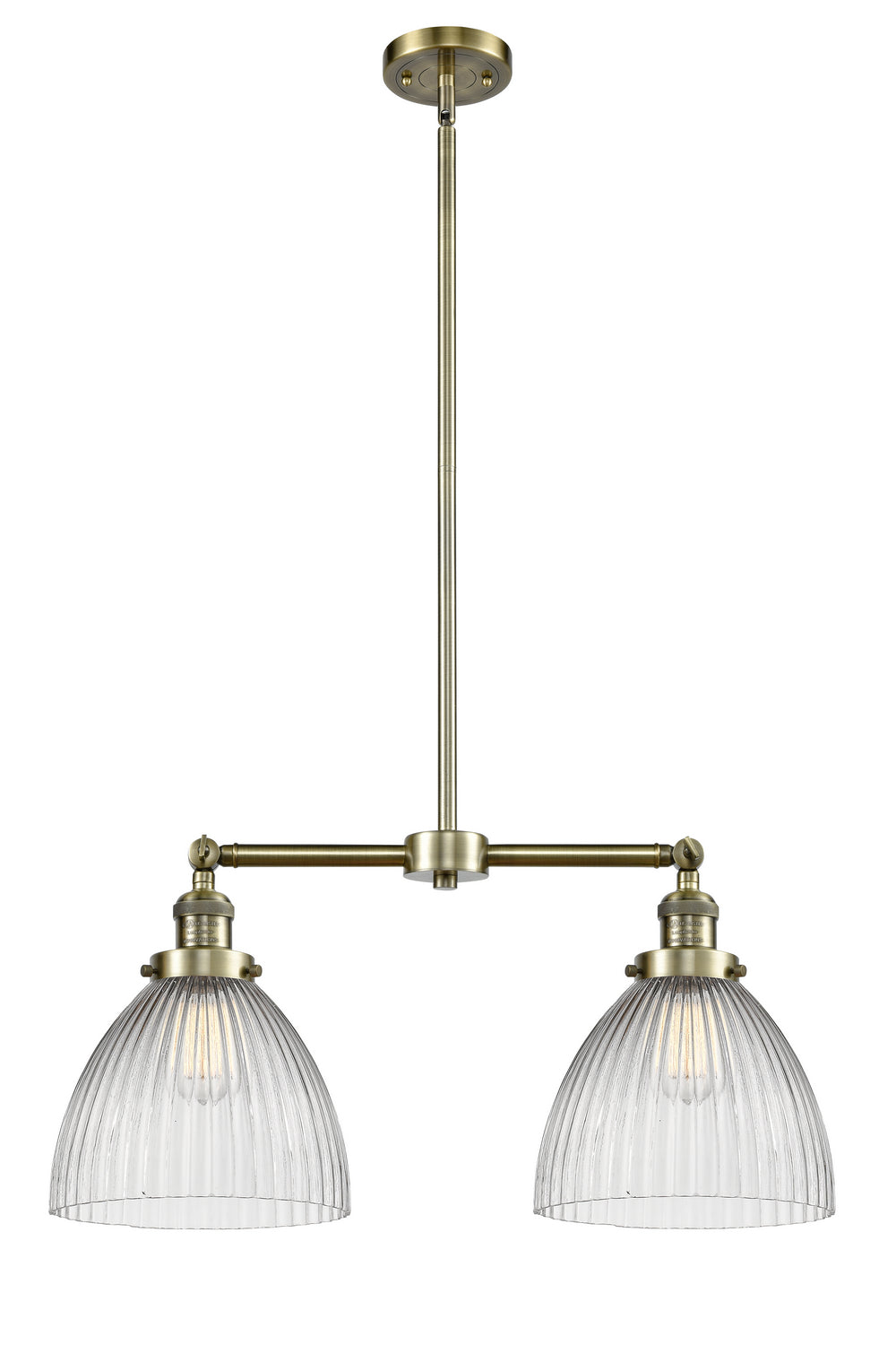 Innovations Franklin Restoration 209-AB-G222-LED Pendant Light - Antique Brass