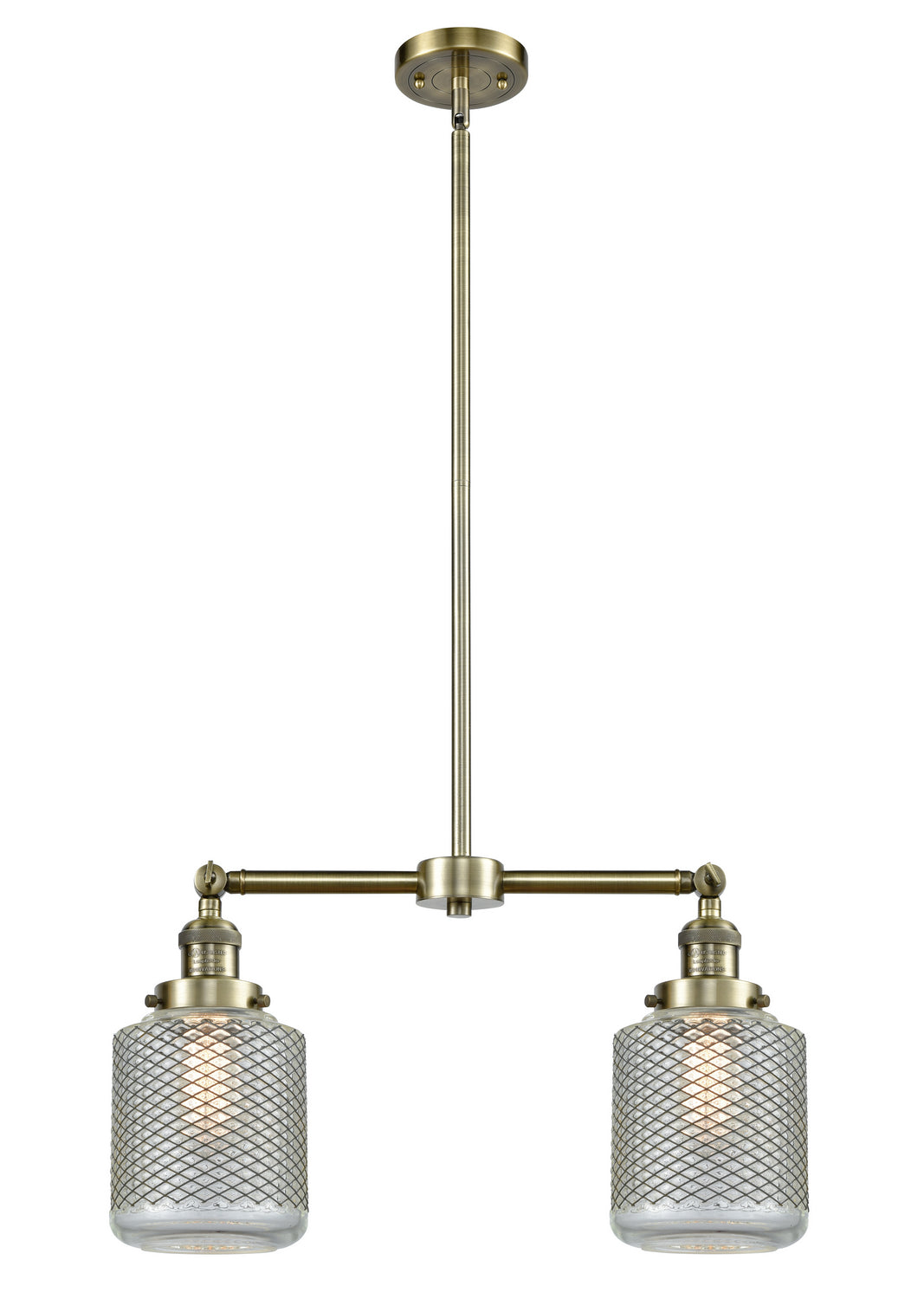Innovations Franklin Restoration 209-AB-G262-LED Pendant Light - Antique Brass