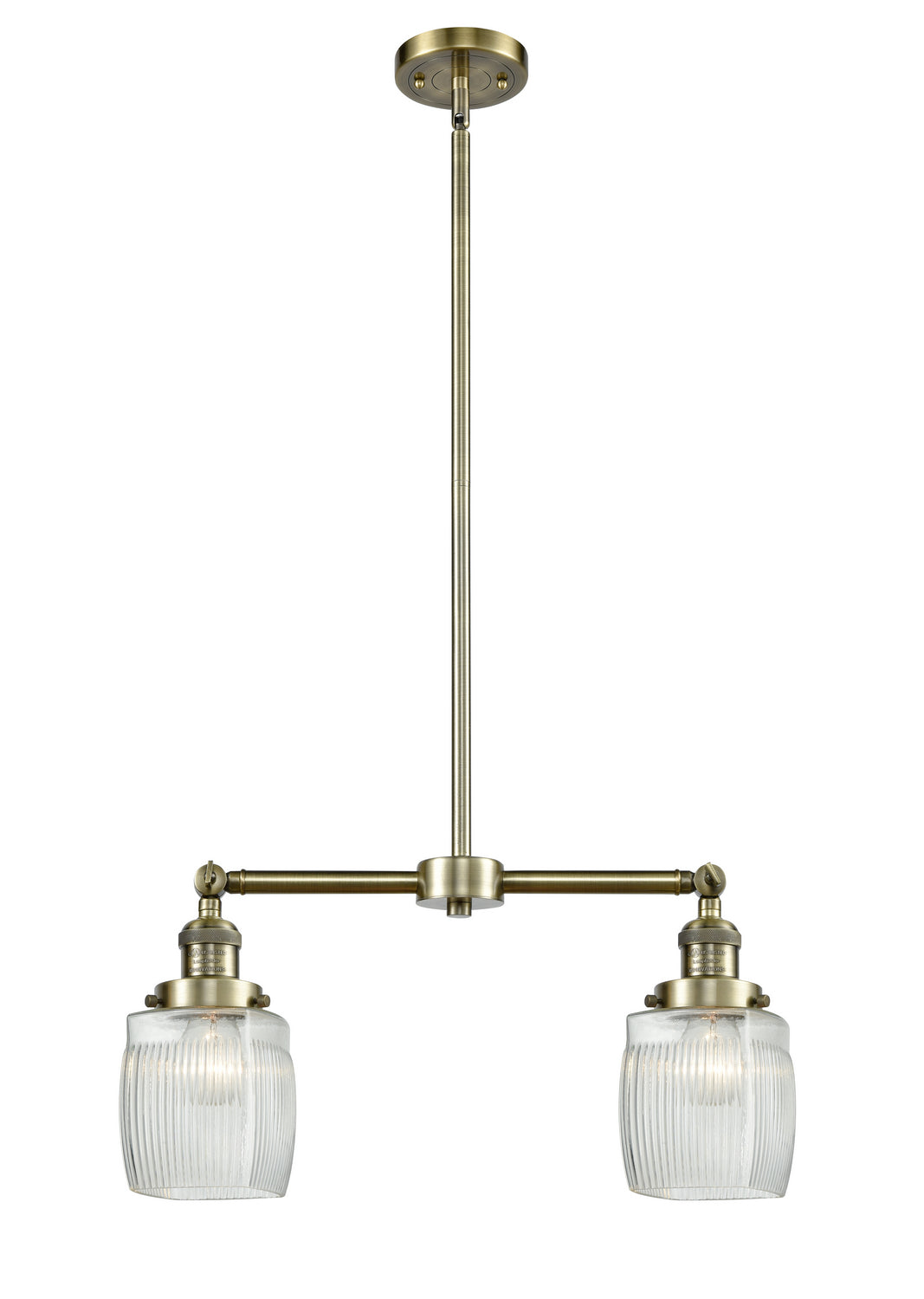 Innovations Franklin Restoration 209-AB-G302-LED Pendant Light - Antique Brass