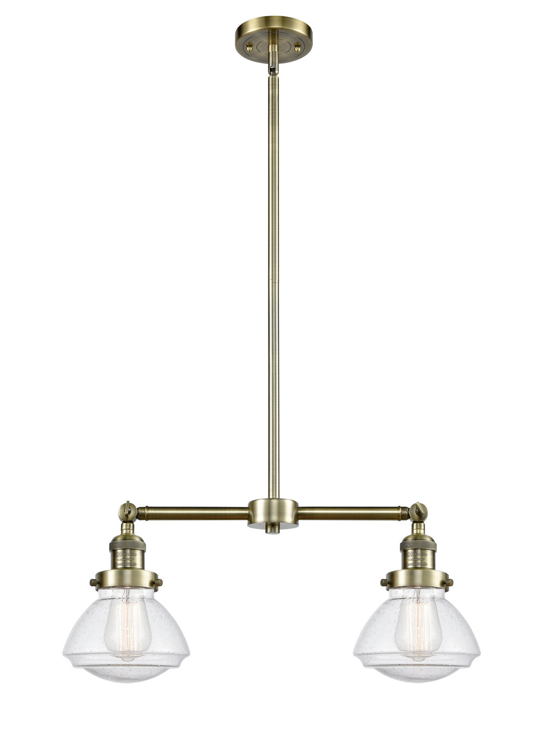 Innovations Franklin Restoration 209-AB-G324 Pendant Light - Antique Brass