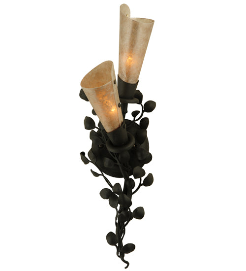 Meyda Tiffany Vinca Vine 123228 Wall Light - Custom,Wrought Iron