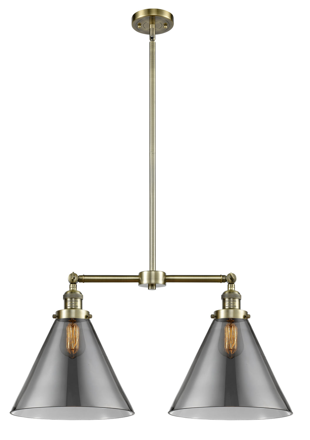 Innovations Franklin Restoration 209-AB-G43-L-LED Pendant Light - Antique Brass