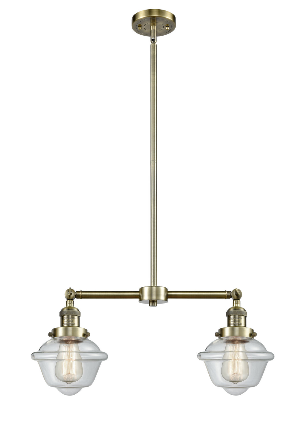 Innovations Franklin Restoration 209-AB-G532-LED Pendant Light - Antique Brass