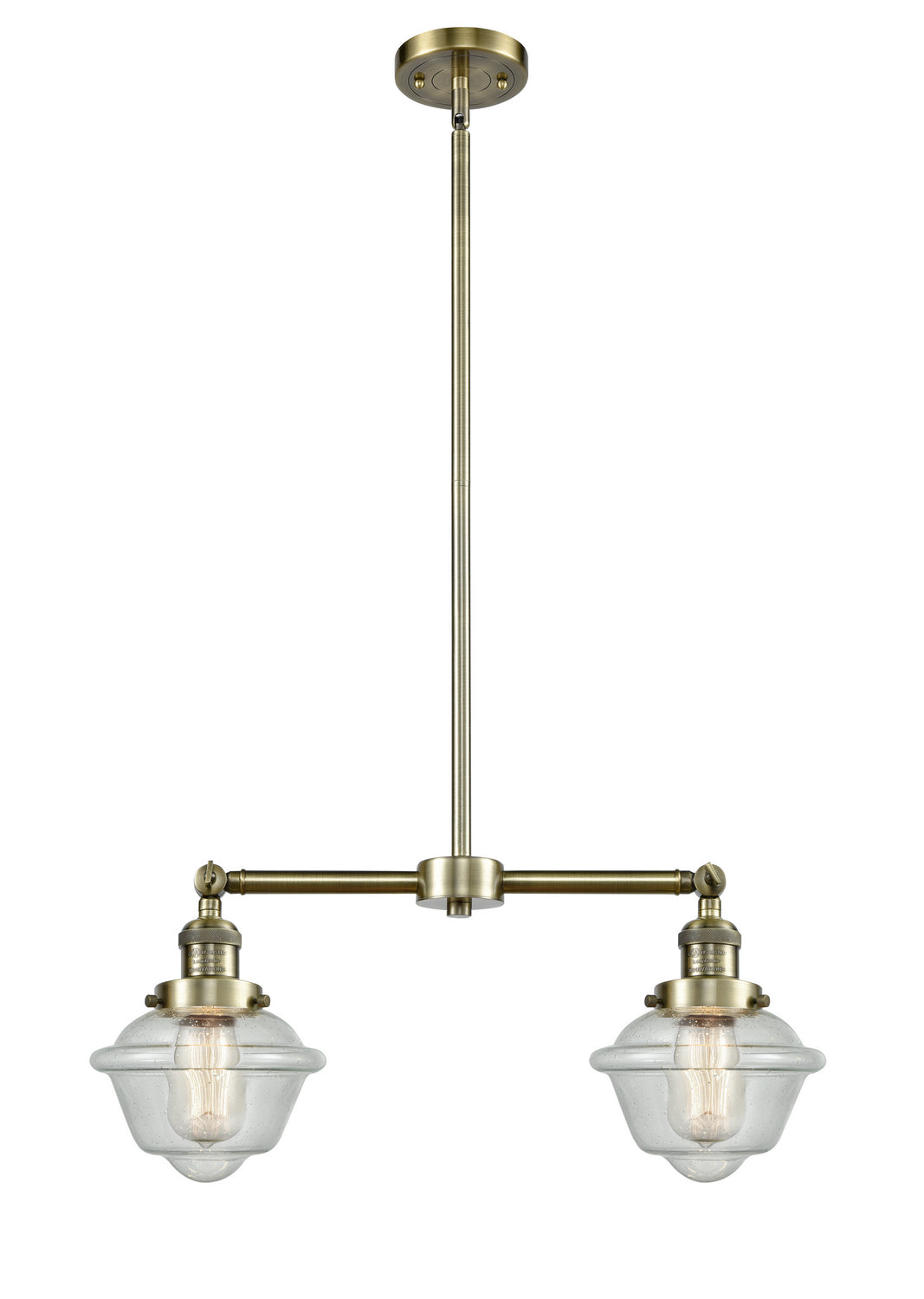 Innovations Franklin Restoration 209-AB-G534-LED Pendant Light - Antique Brass