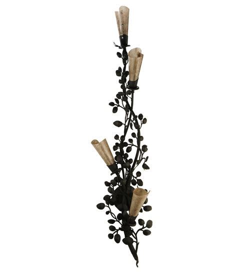 Meyda Tiffany Vinca Vine 123229 Wall Light - Custom,Wrought Iron