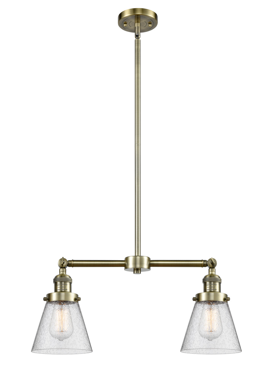 Innovations Franklin Restoration 209-AB-G64-LED Pendant Light - Antique Brass