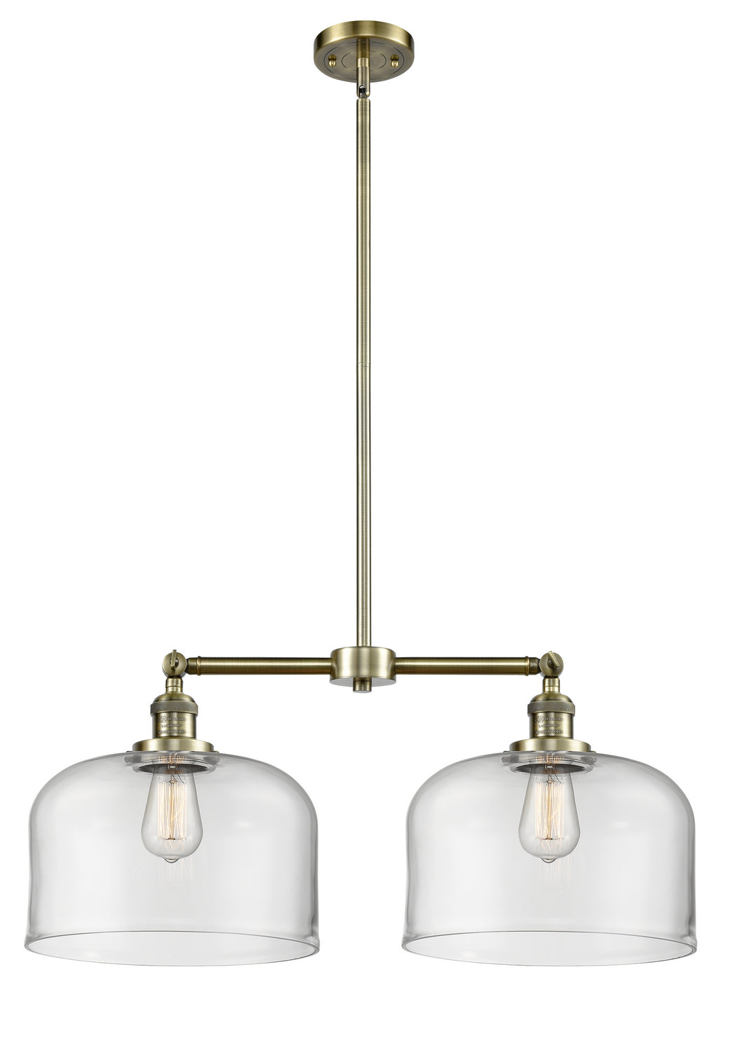 Innovations Franklin Restoration 209-AB-G72-L-LED Pendant Light - Antique Brass