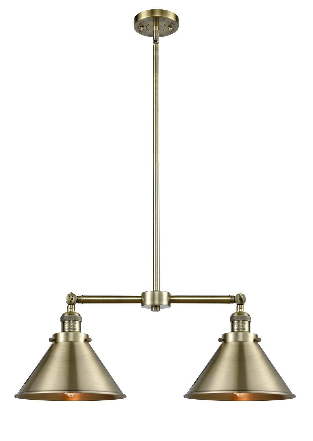 Innovations Franklin Restoration 209-AB-M10-AB Pendant Light - Antique Brass