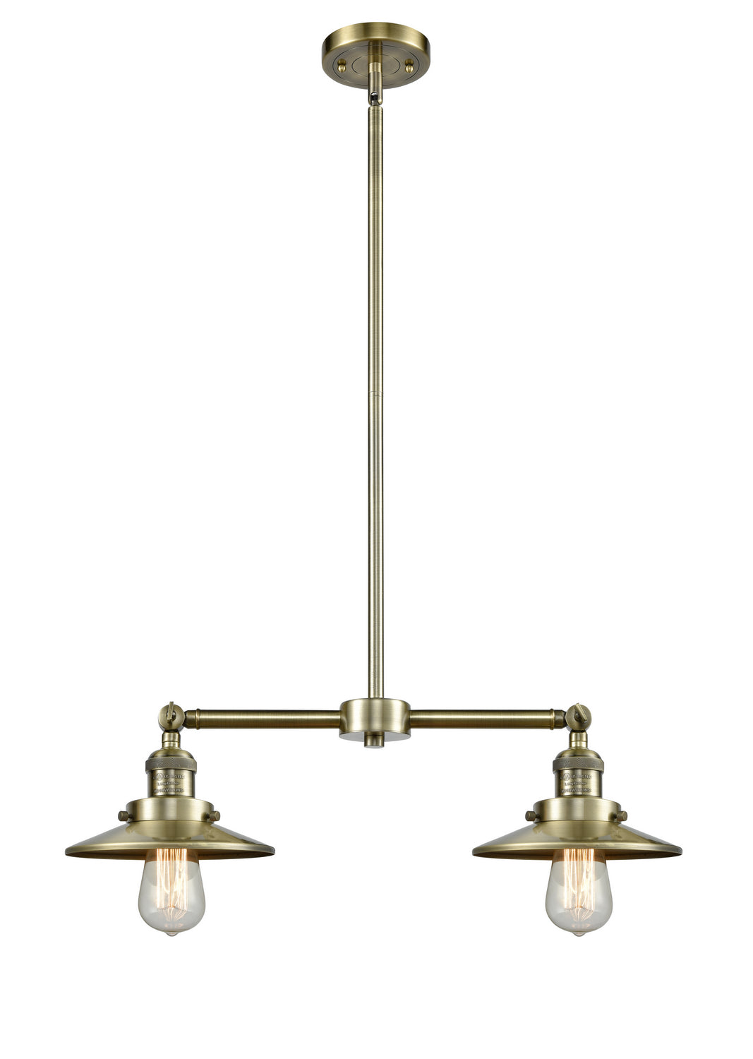 Innovations Franklin Restoration 209-AB-M4AB Pendant Light - Antique Brass