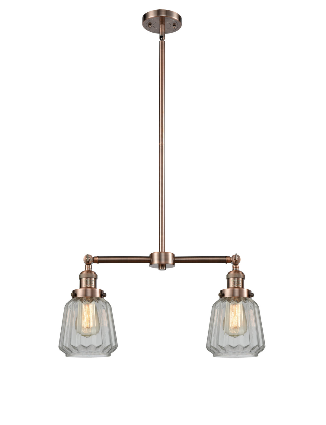 Innovations Franklin Restoration 209-AC-G142 Pendant Light - Antique Copper