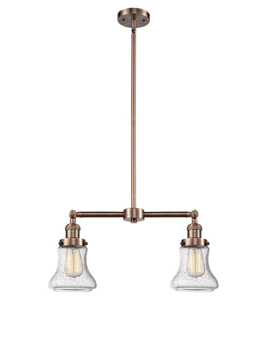 Innovations Franklin Restoration 209-AC-G194 Pendant Light - Antique Copper