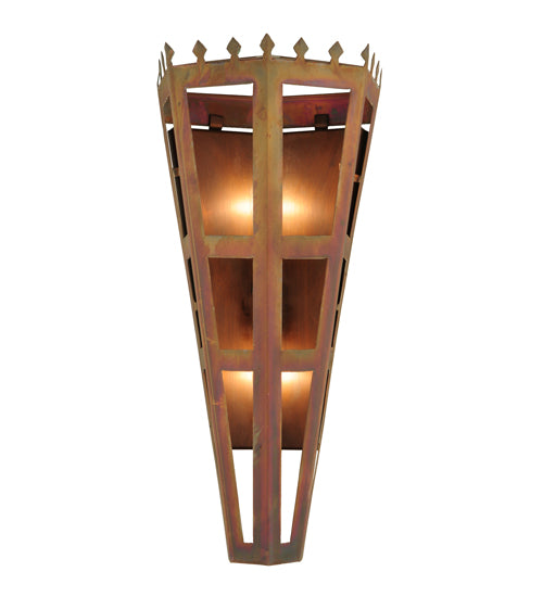 Meyda Tiffany Woolf Octagon 123235 Wall Light - Vintage Copper