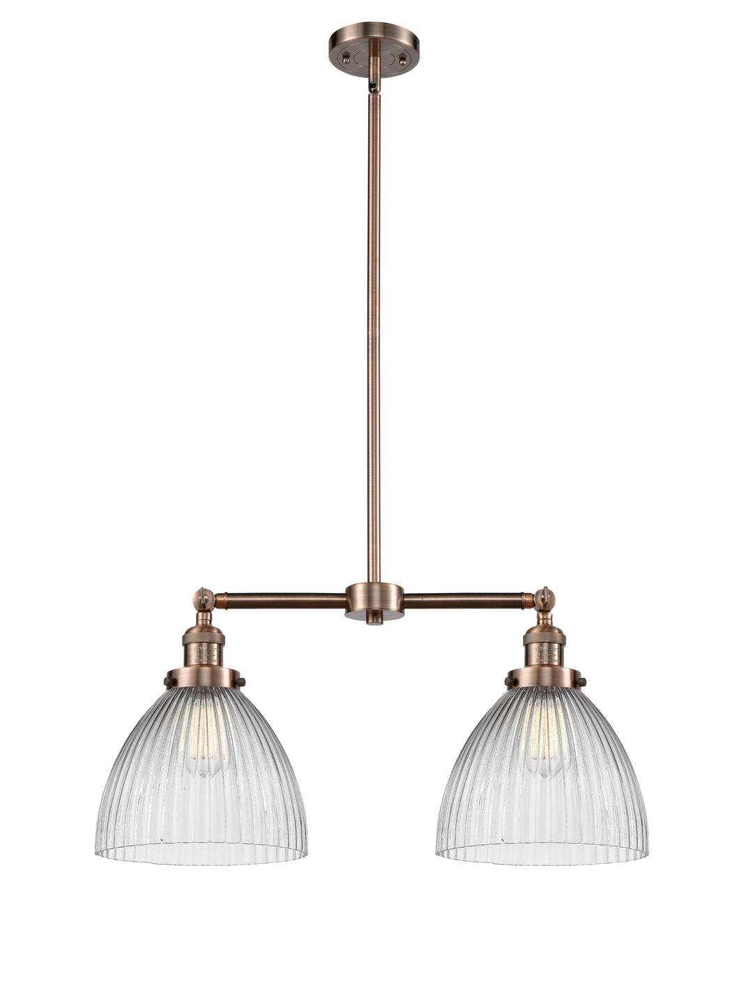 Innovations Franklin Restoration 209-AC-G222-LED Pendant Light - Antique Copper