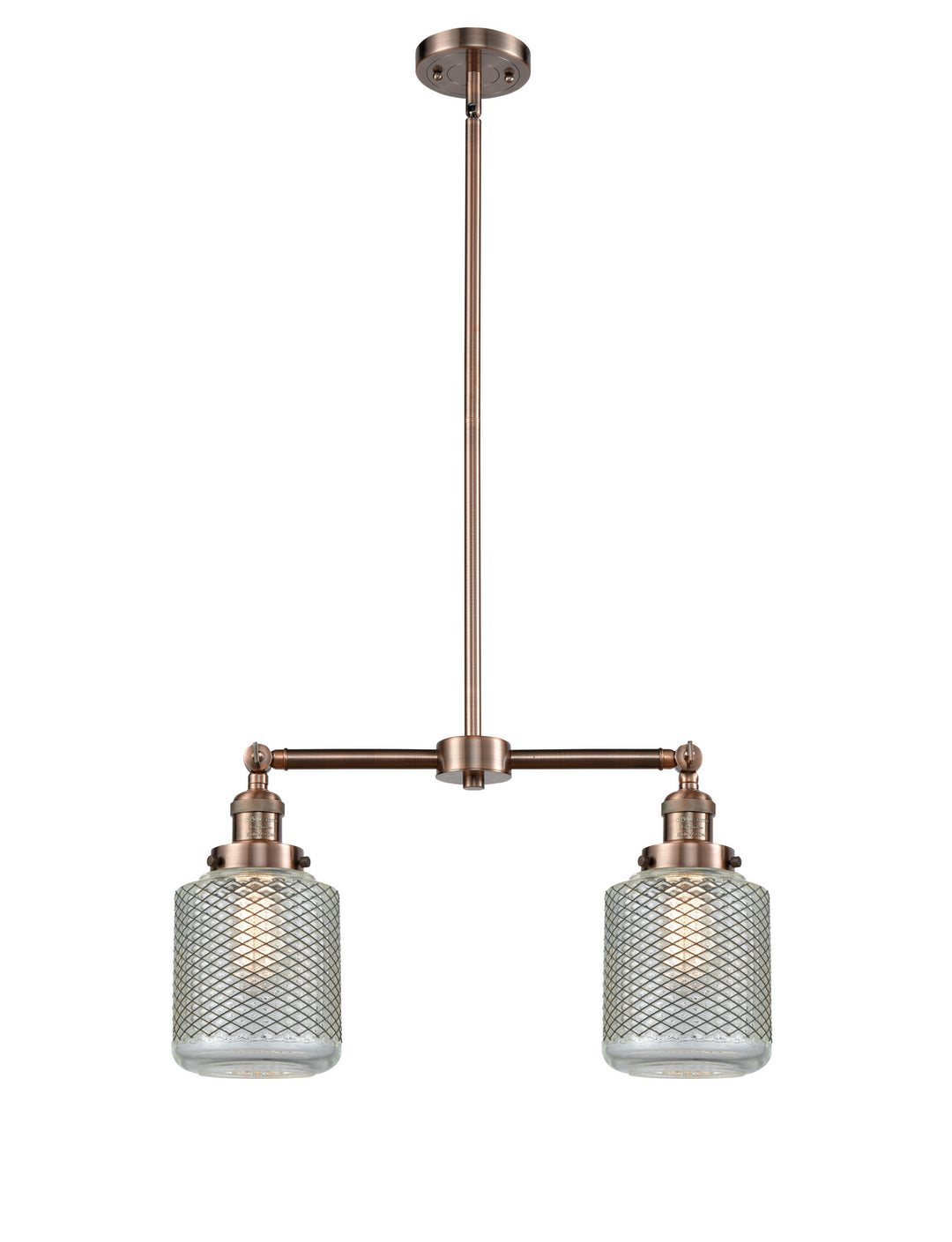 Innovations Franklin Restoration 209-AC-G262-LED Pendant Light - Antique Copper