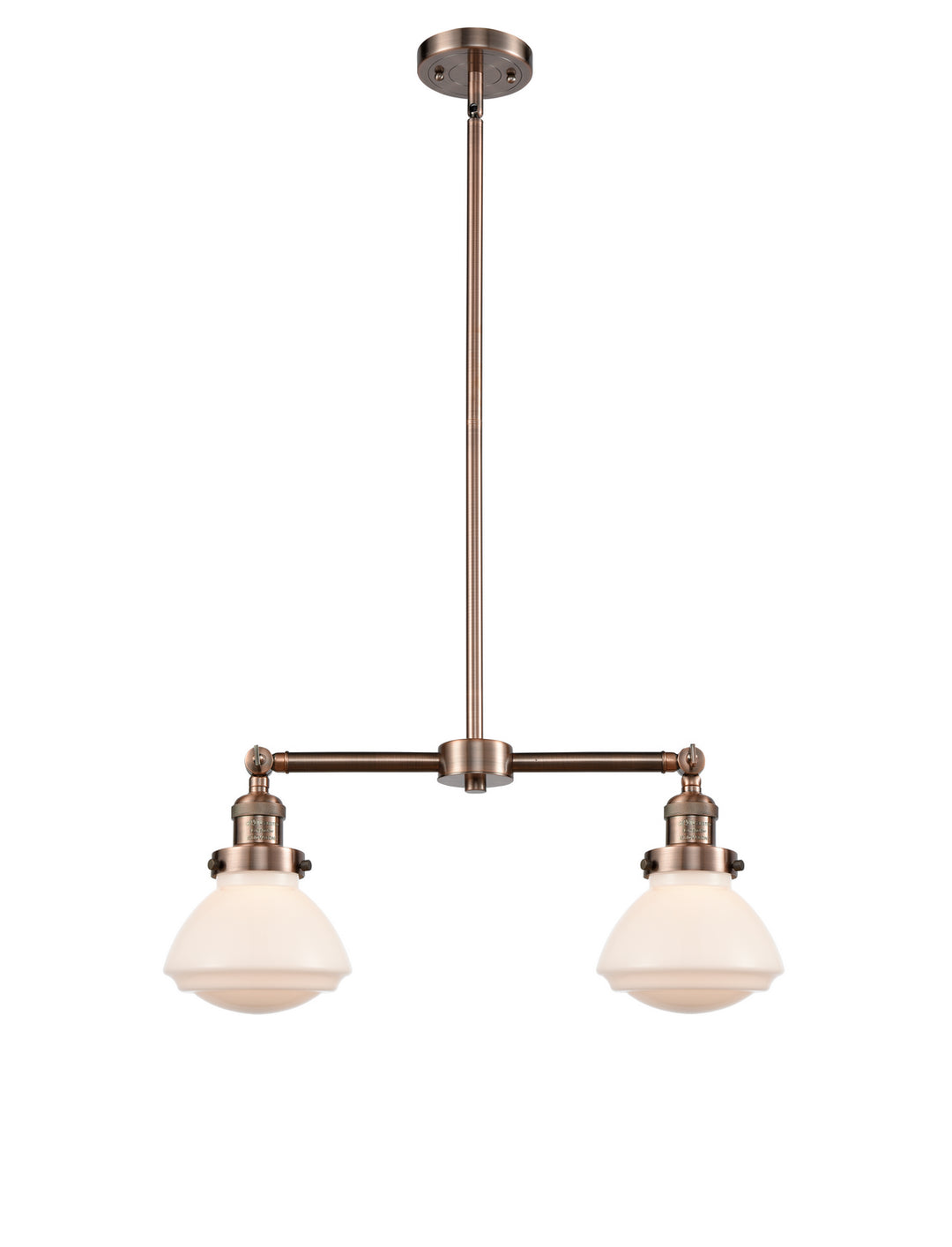 Innovations Franklin Restoration 209-AC-G321 Pendant Light - Antique Copper