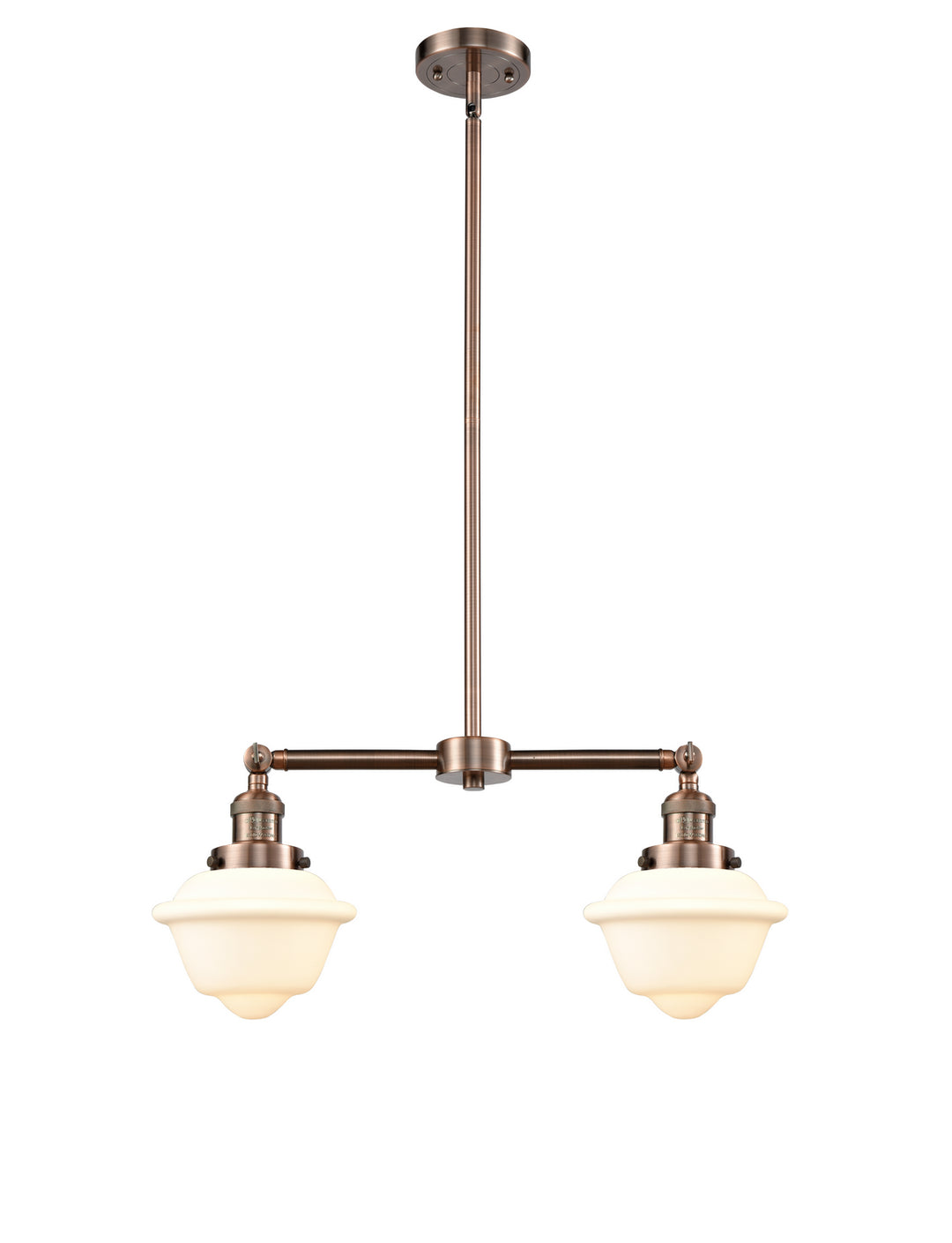 Innovations Franklin Restoration 209-AC-G531-LED Pendant Light - Antique Copper