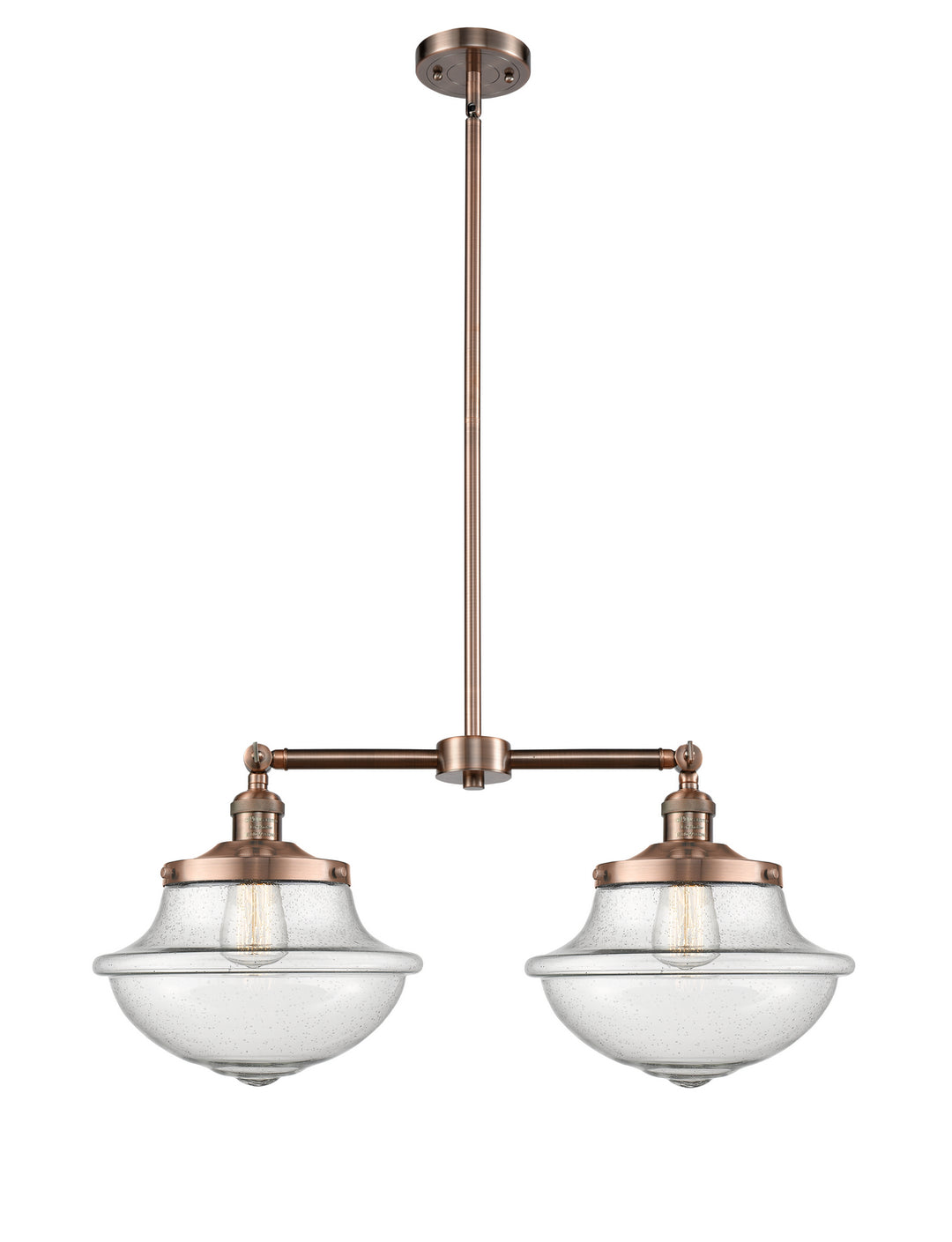 Innovations Franklin Restoration 209-AC-G544-LED Pendant Light - Antique Copper