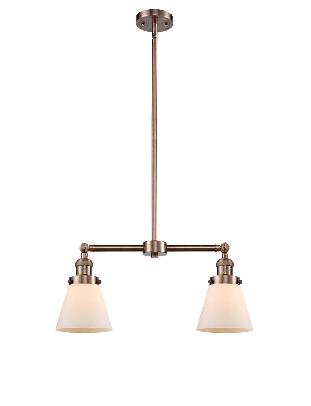 Innovations Franklin Restoration 209-AC-G61-LED Pendant Light - Antique Copper