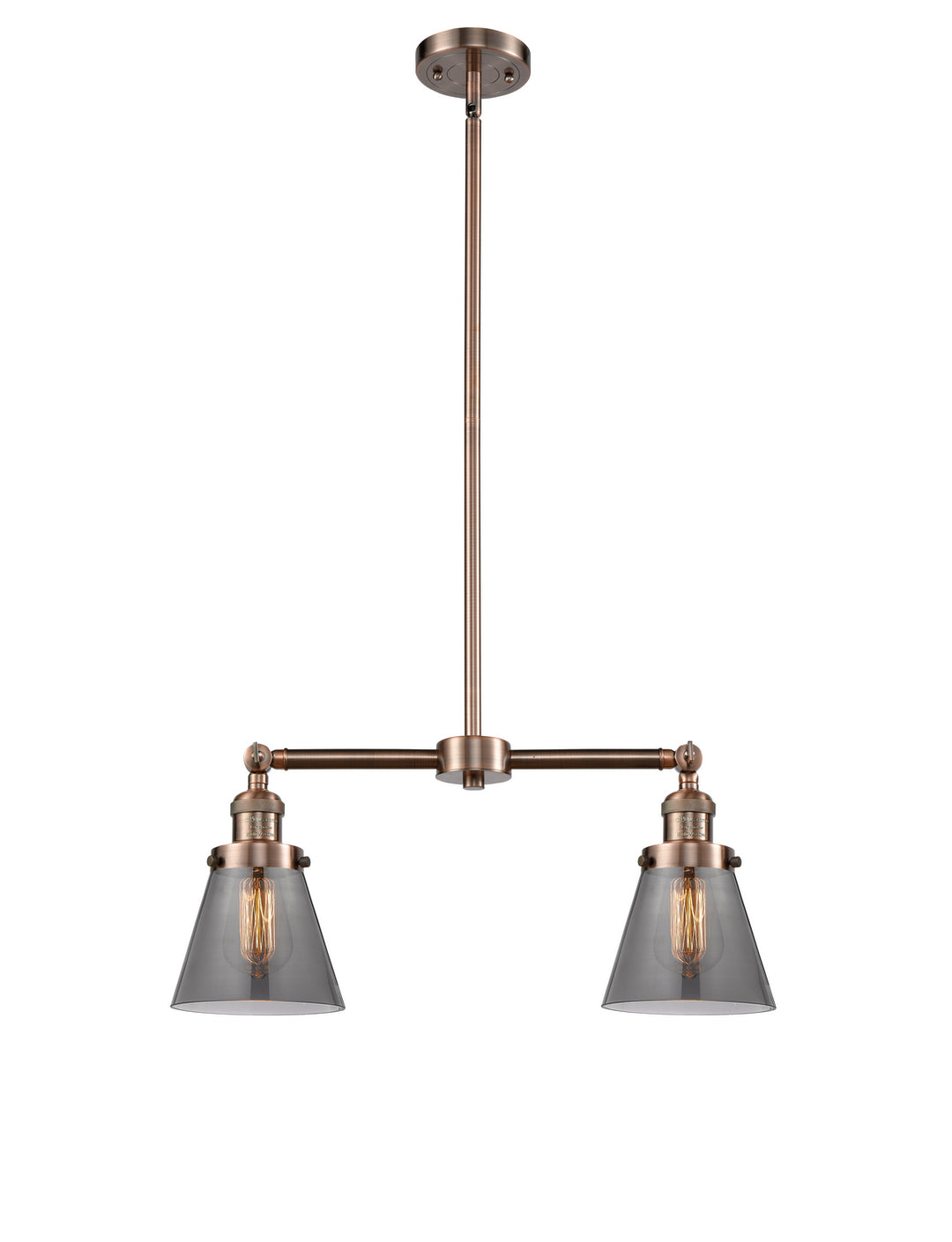 Innovations Franklin Restoration 209-AC-G63 Pendant Light - Antique Copper