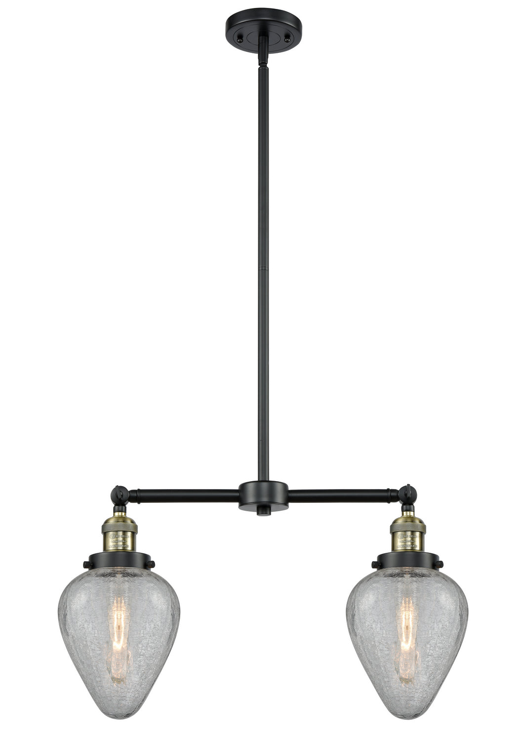 Innovations Franklin Restoration 209-BAB-G165 Pendant Light - Black Antique Brass