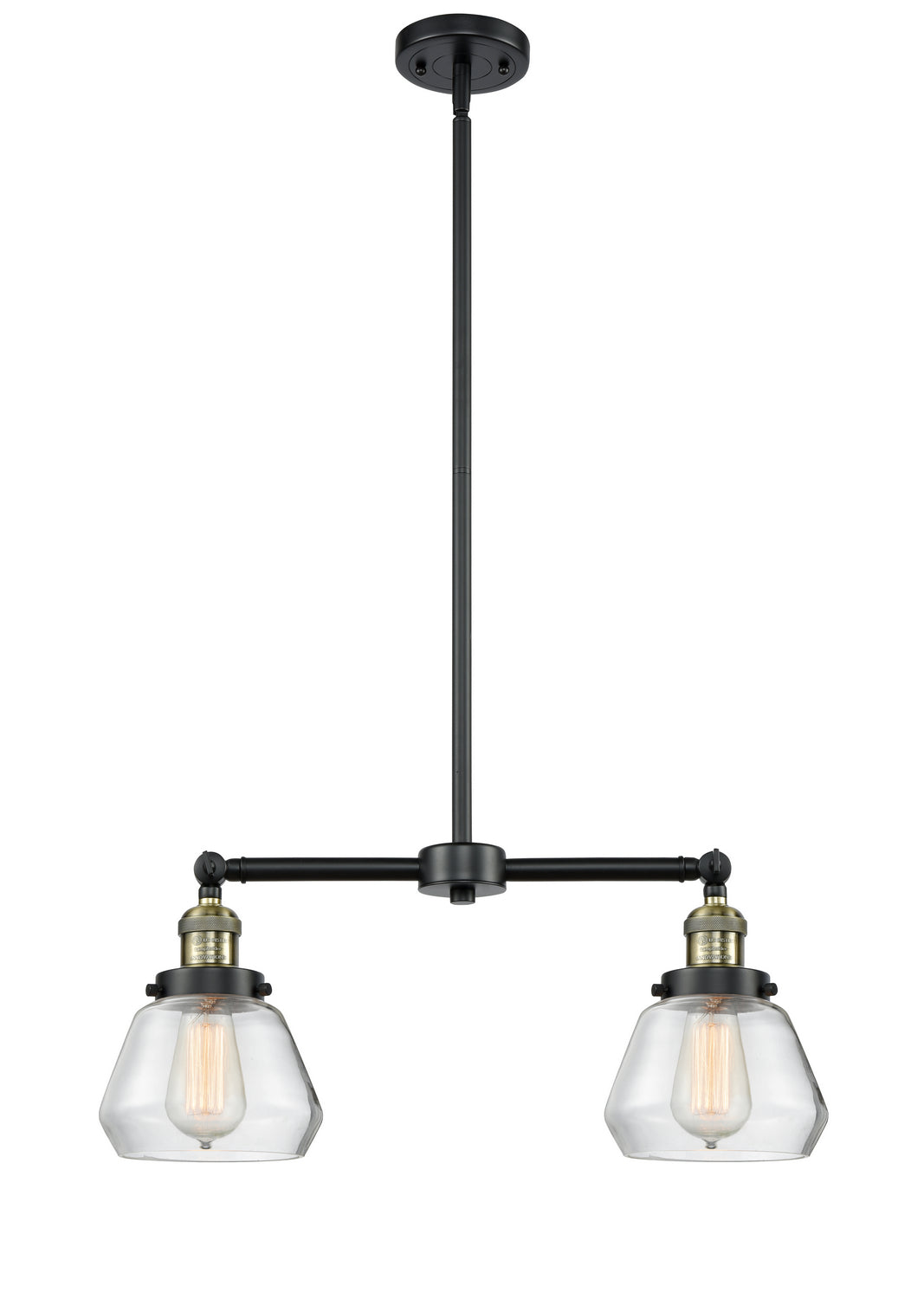 Innovations Franklin Restoration 209-BAB-G172-LED Pendant Light - Black Antique Brass