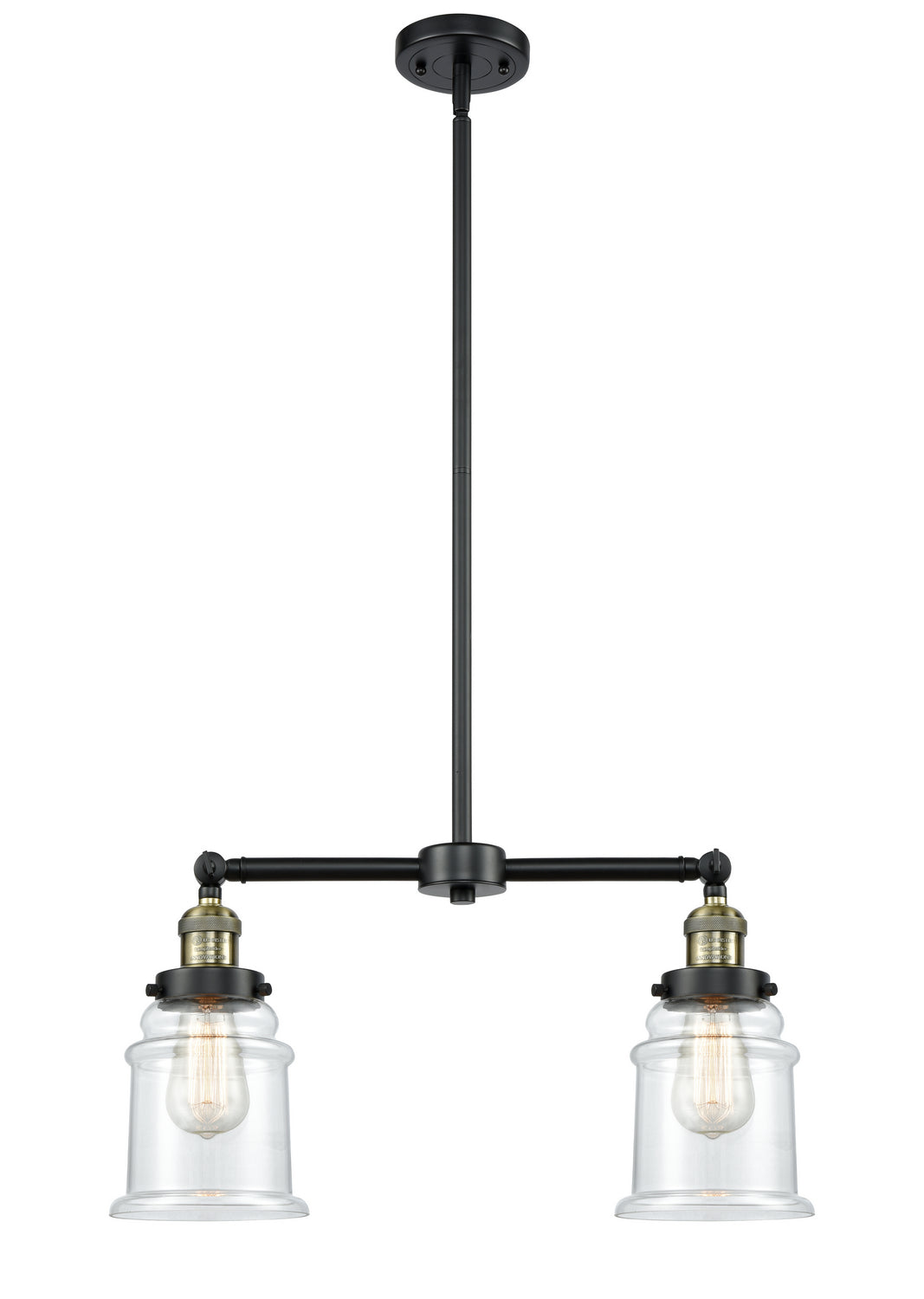 Innovations Franklin Restoration 209-BAB-G182 Pendant Light - Black Antique Brass