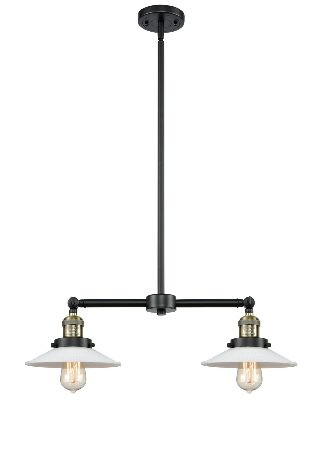 Innovations Franklin Restoration 209-BAB-G1-LED Pendant Light - Black Antique Brass