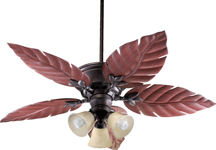 Quorum Monaco 135525-44 Ceiling Fan - Toasted Sienna, Rosewood