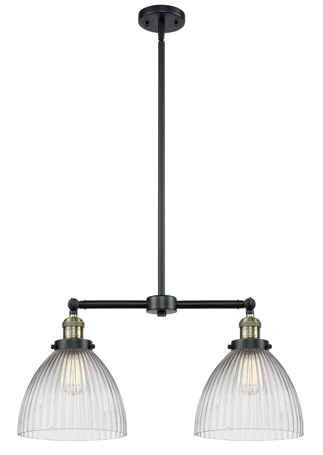 Innovations Franklin Restoration 209-BAB-G222-LED Pendant Light - Black Antique Brass