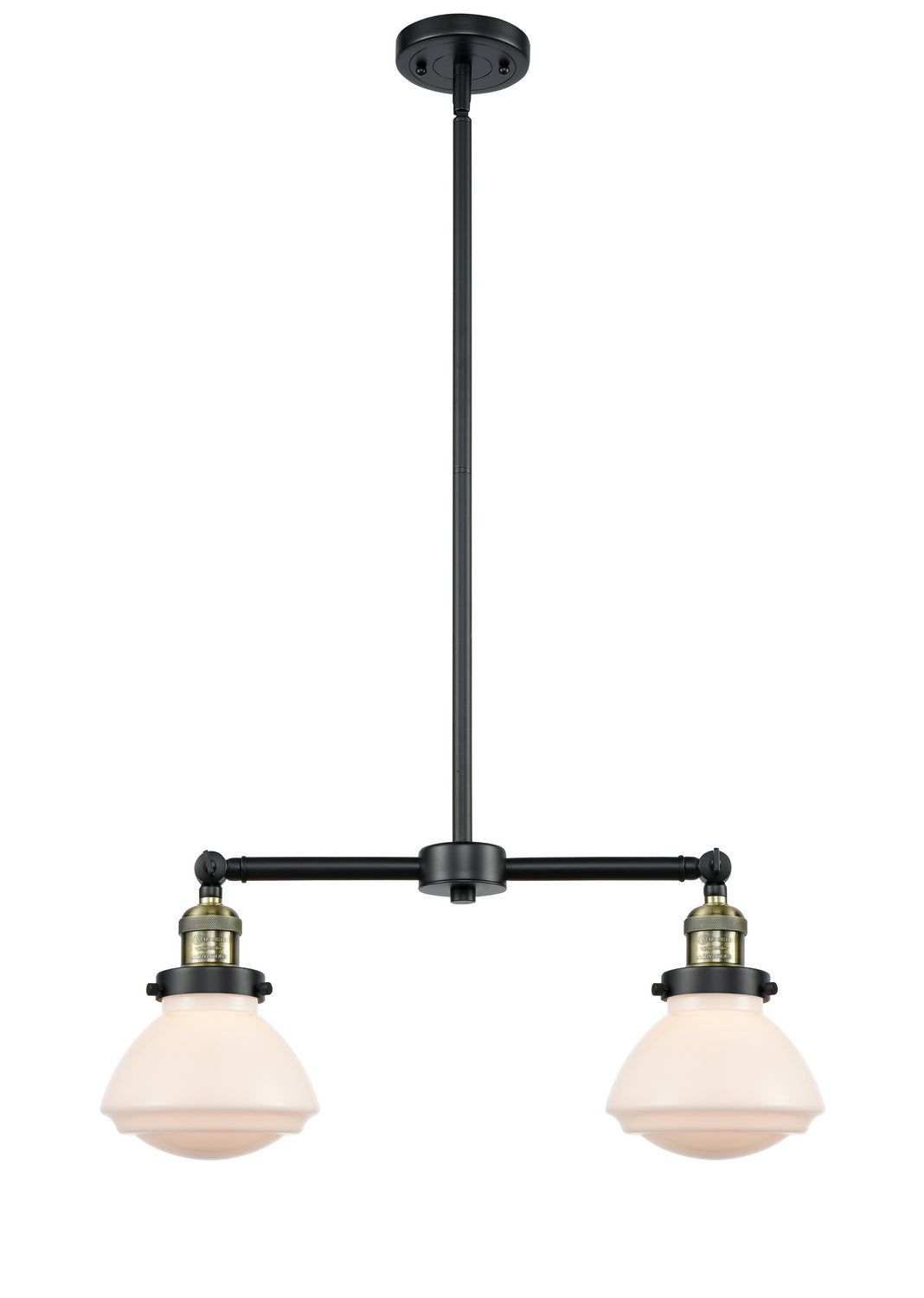 Innovations Franklin Restoration 209-BAB-G321-LED Pendant Light - Black Antique Brass