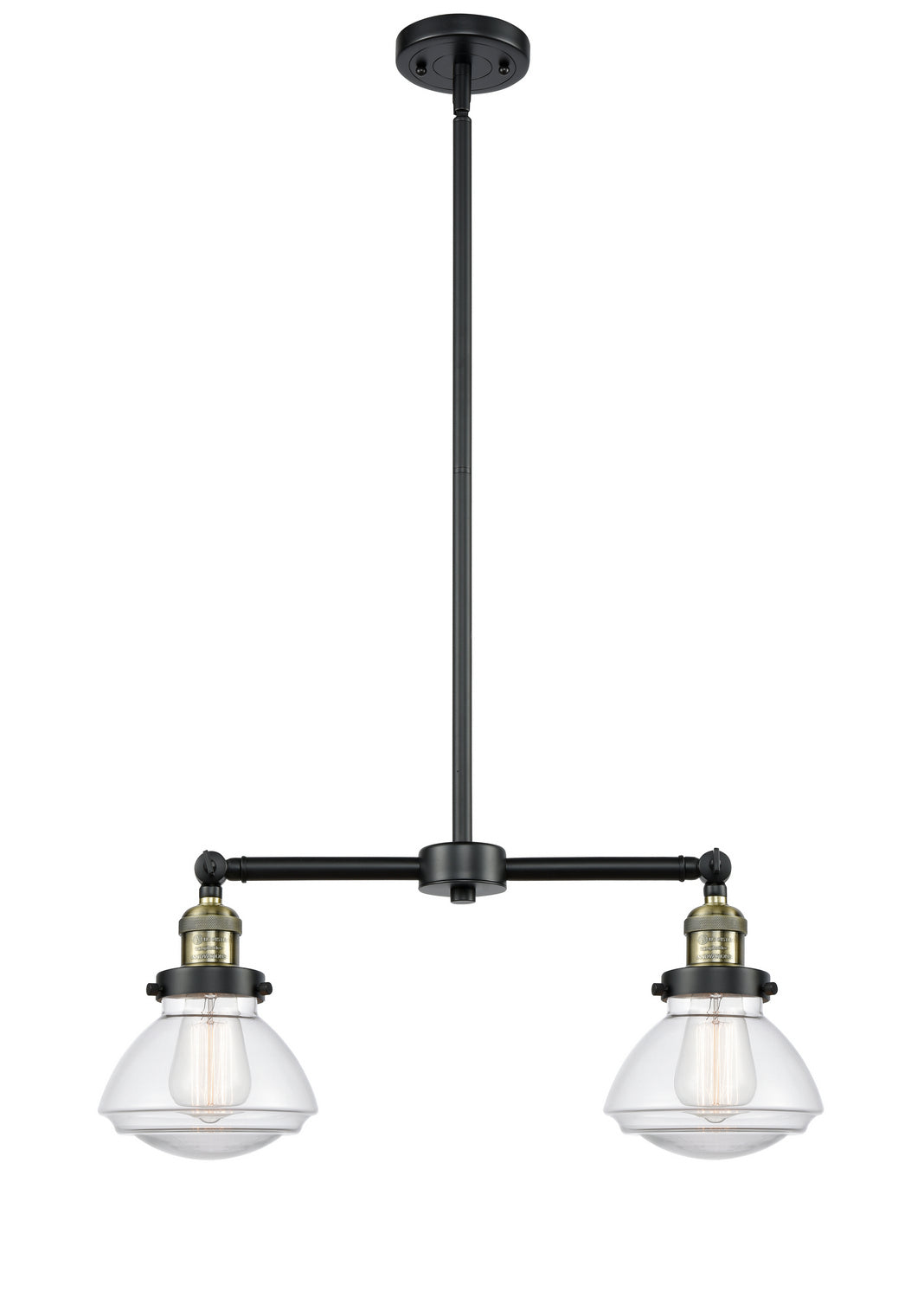 Innovations Franklin Restoration 209-BAB-G322-LED Pendant Light - Black Antique Brass