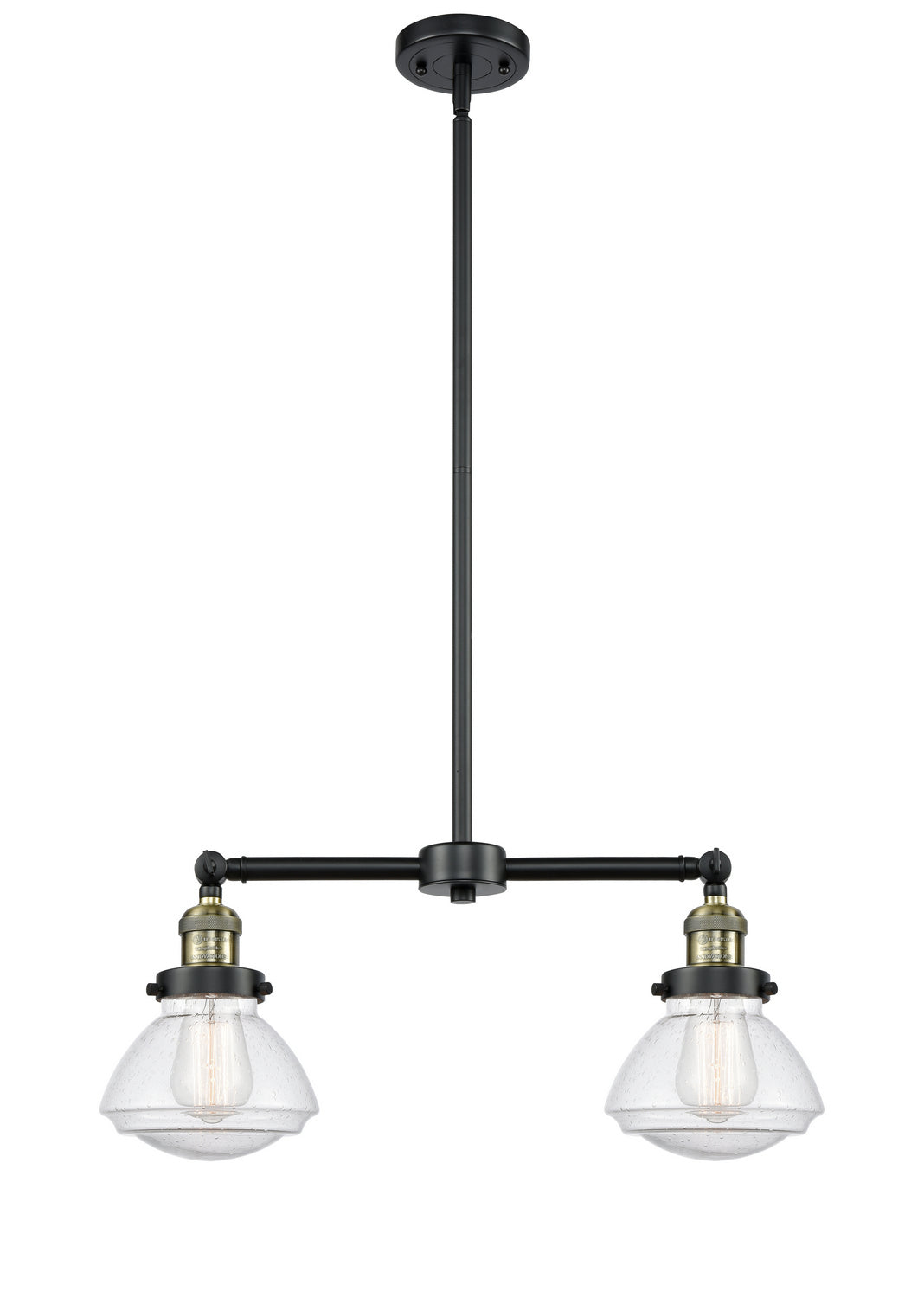Innovations Franklin Restoration 209-BAB-G324 Pendant Light - Black Antique Brass