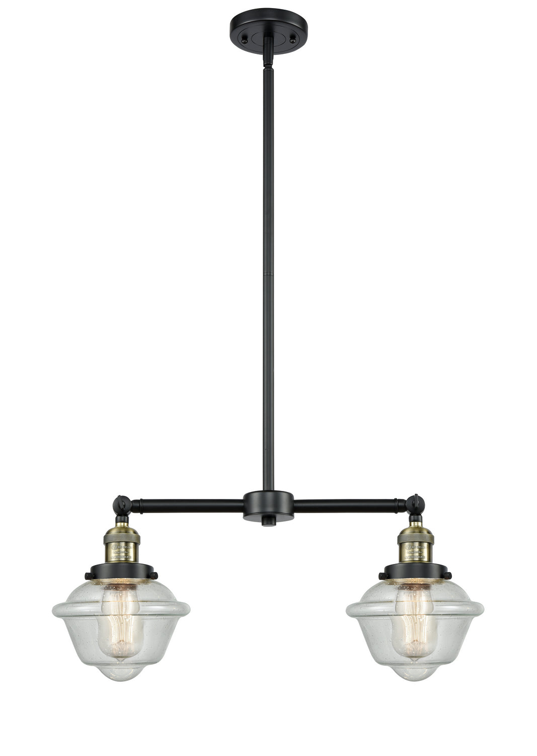 Innovations Franklin Restoration 209-BAB-G534-LED Pendant Light - Black Antique Brass