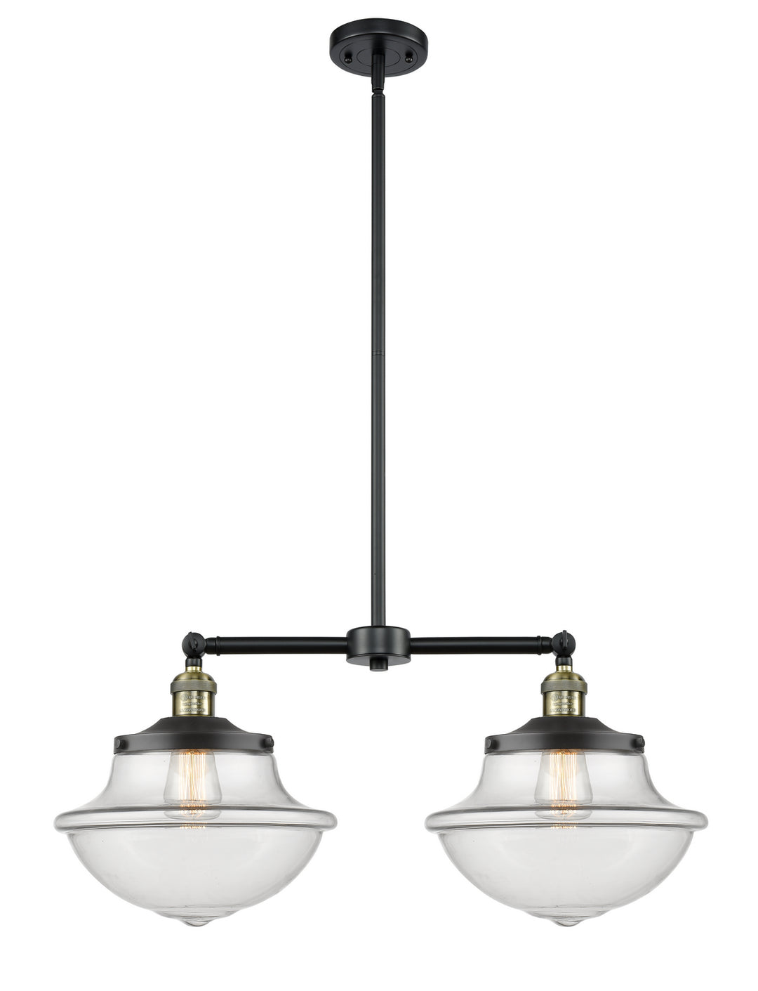 Innovations Franklin Restoration 209-BAB-G542-LED Pendant Light - Black Antique Brass