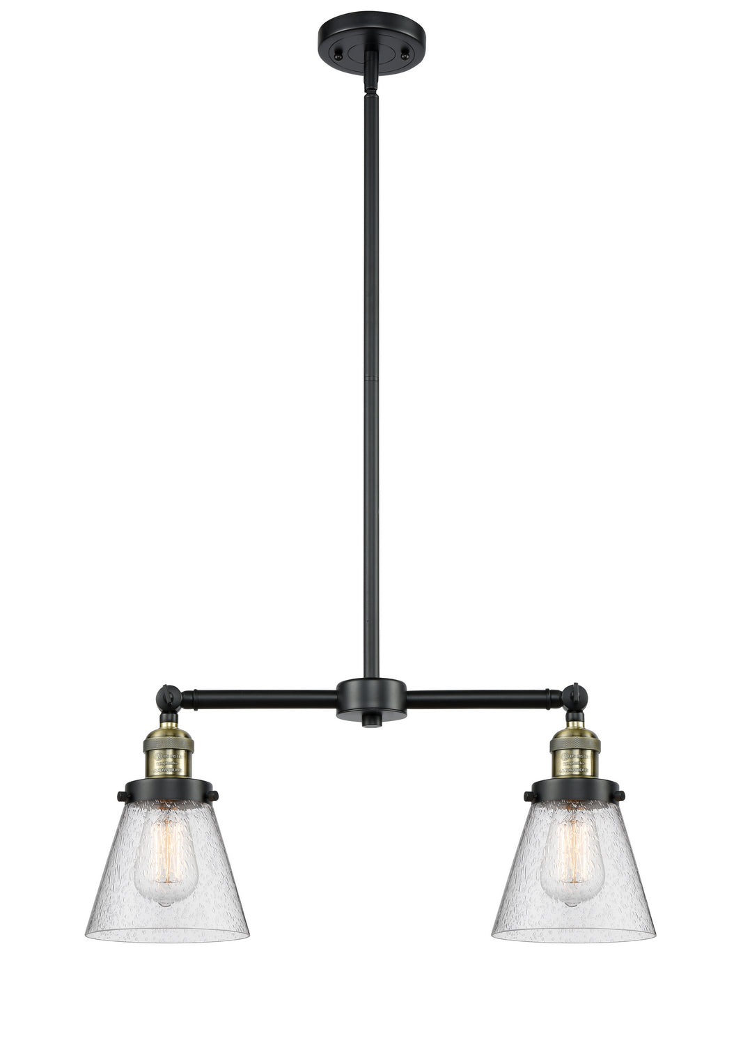 Innovations Franklin Restoration 209-BAB-G64 Pendant Light - Black Antique Brass