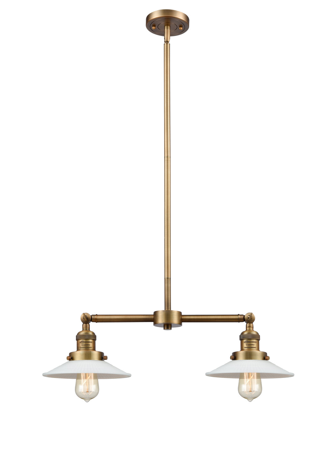 Innovations Franklin Restoration 209-BB-G1-LED Pendant Light - Brushed Brass
