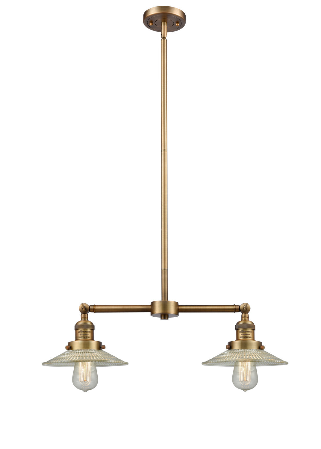 Innovations Franklin Restoration 209-BB-G2-LED Pendant Light - Brushed Brass