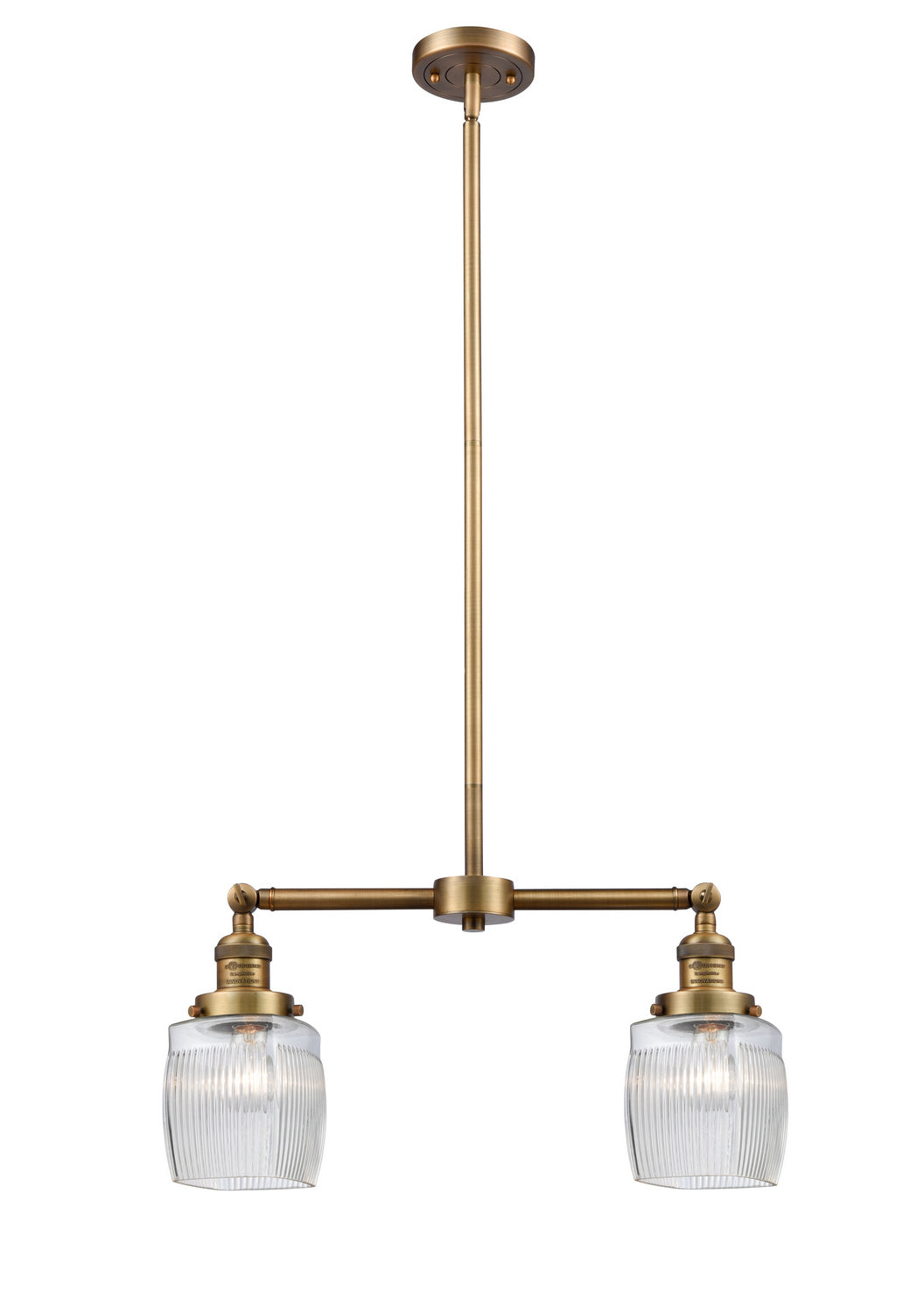 Innovations Franklin Restoration 209-BB-G302-LED Pendant Light - Brushed Brass