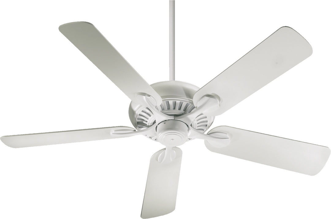 Quorum Pinnacle Patio 191525-8 Ceiling Fan - Studio White