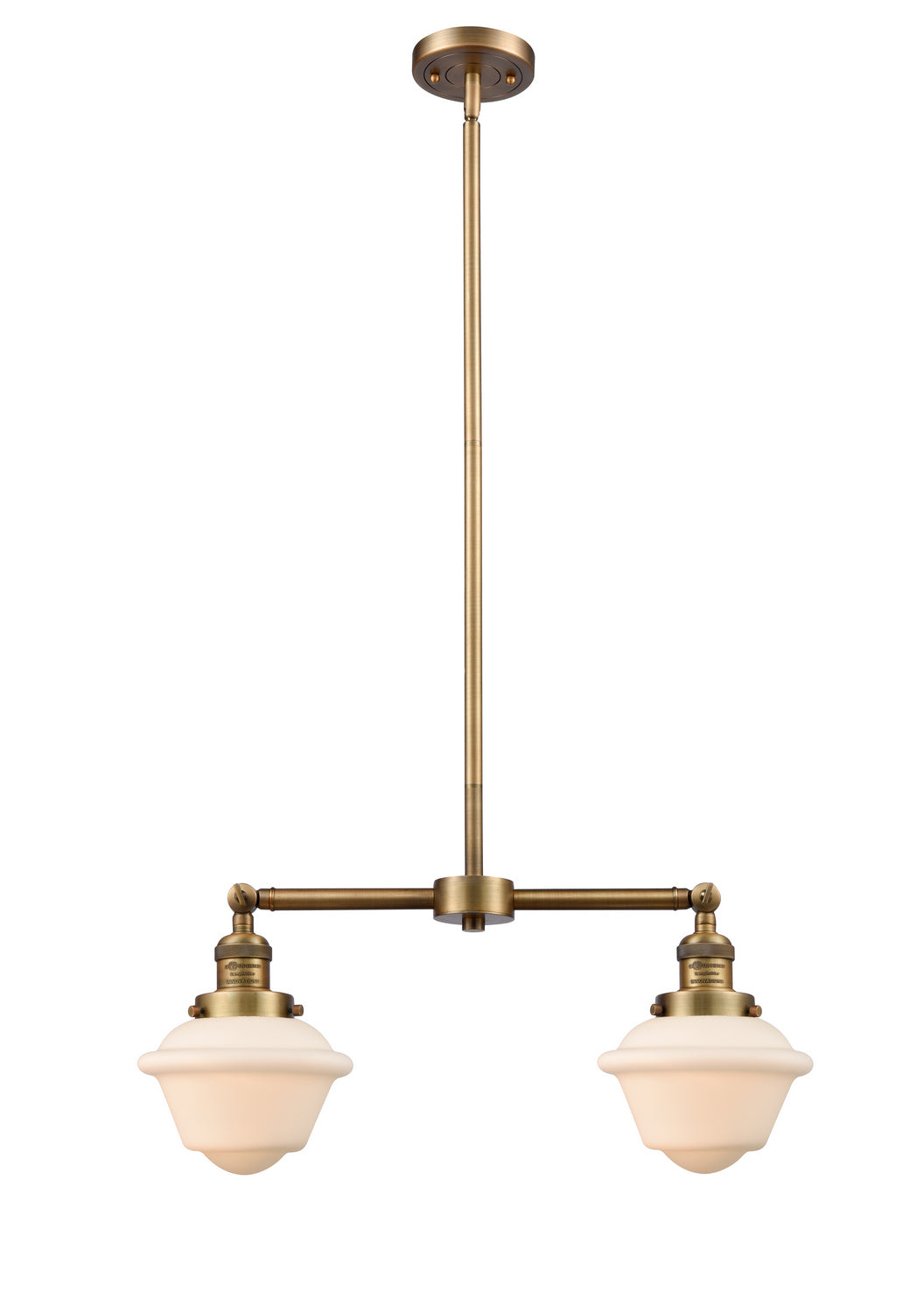 Innovations Franklin Restoration 209-BB-G531-LED Pendant Light - Brushed Brass