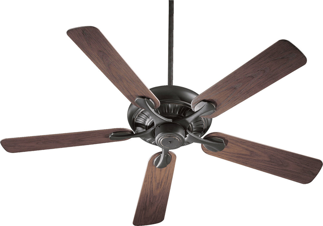 Quorum Pinnacle Patio 191525-95 Ceiling Fan - Old World, Walnut